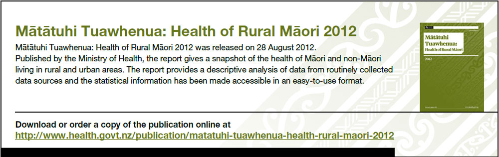 http://www.health.govt.nz/publication/matatuhi-tuawhenua-health-rural-maori-2012